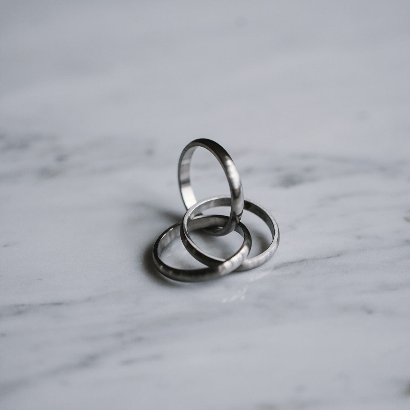 Helix band ring - Silver-toned ring