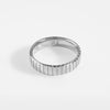 Siempre Cut band - Silver-toned ring