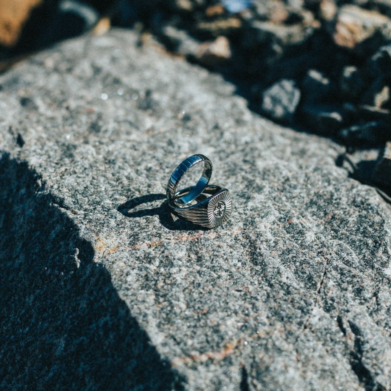 Knot + Cut Ring Bundle - Silver-toned