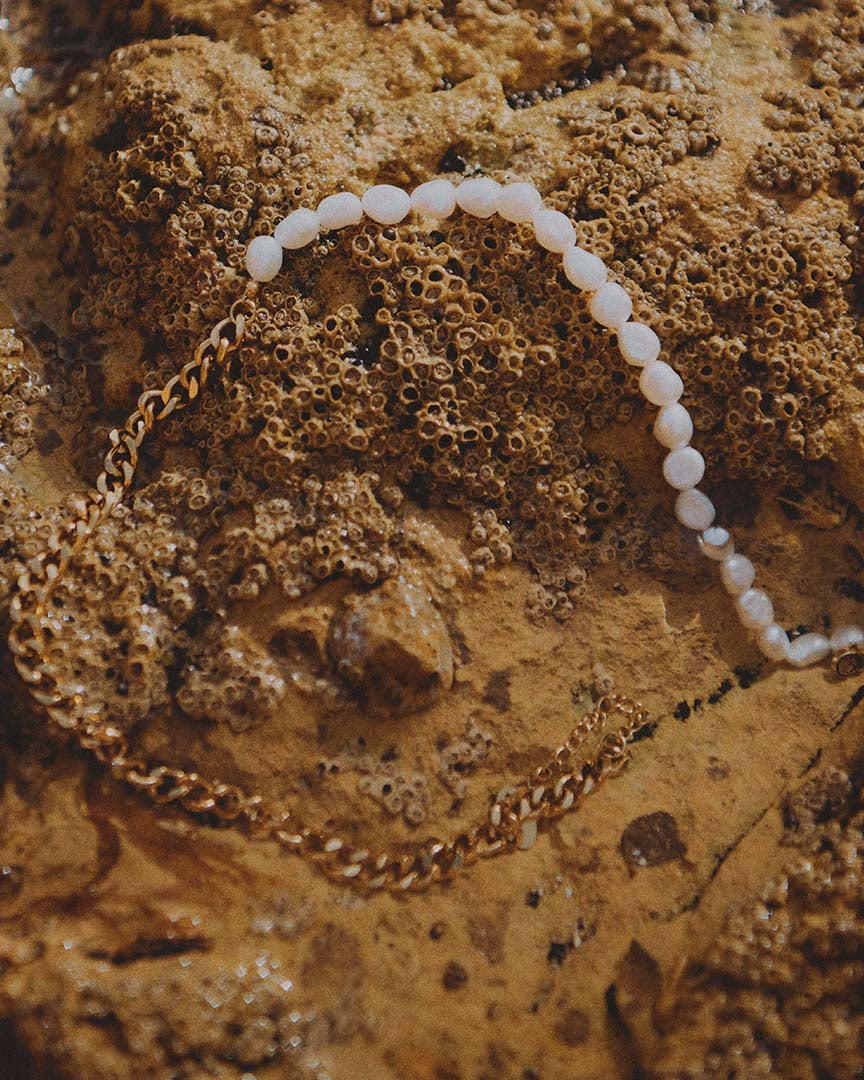 NL Kattegat Pearl pendant - Gold-toned