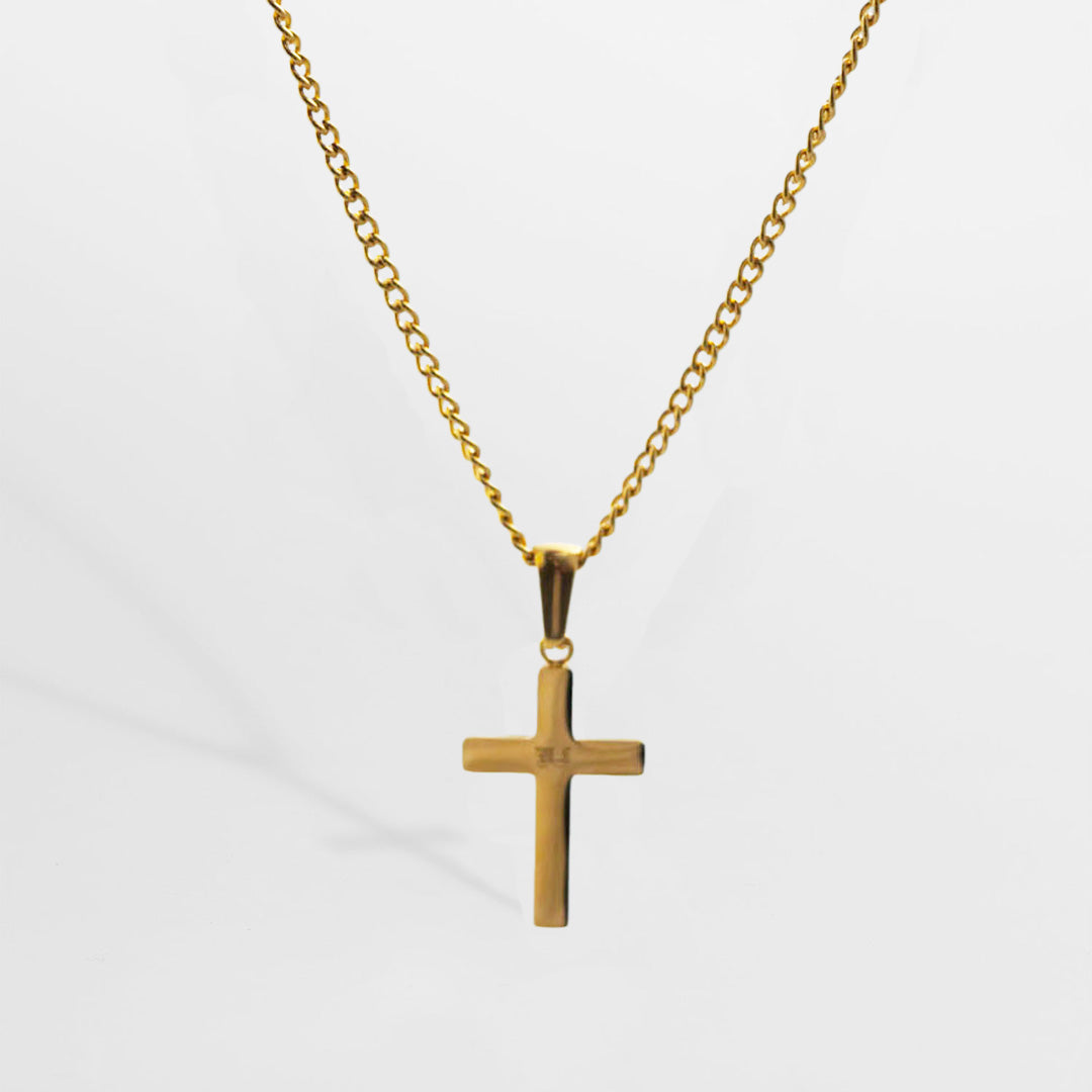 Cross chain - Gold-toned