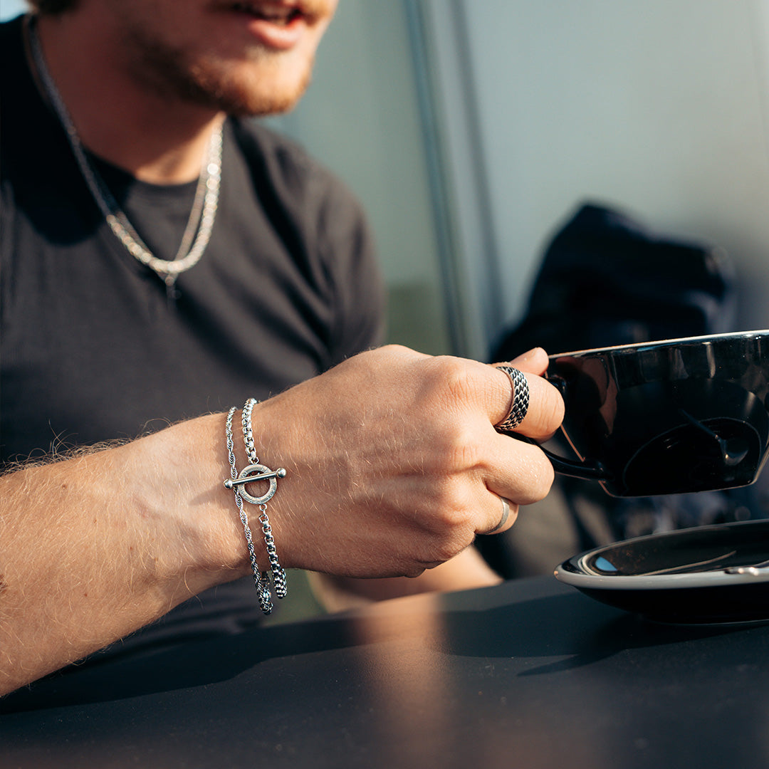 CORD BRACELET (SILVER)