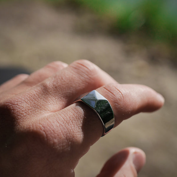 EDGE SIGNATURE RING (SILVER)