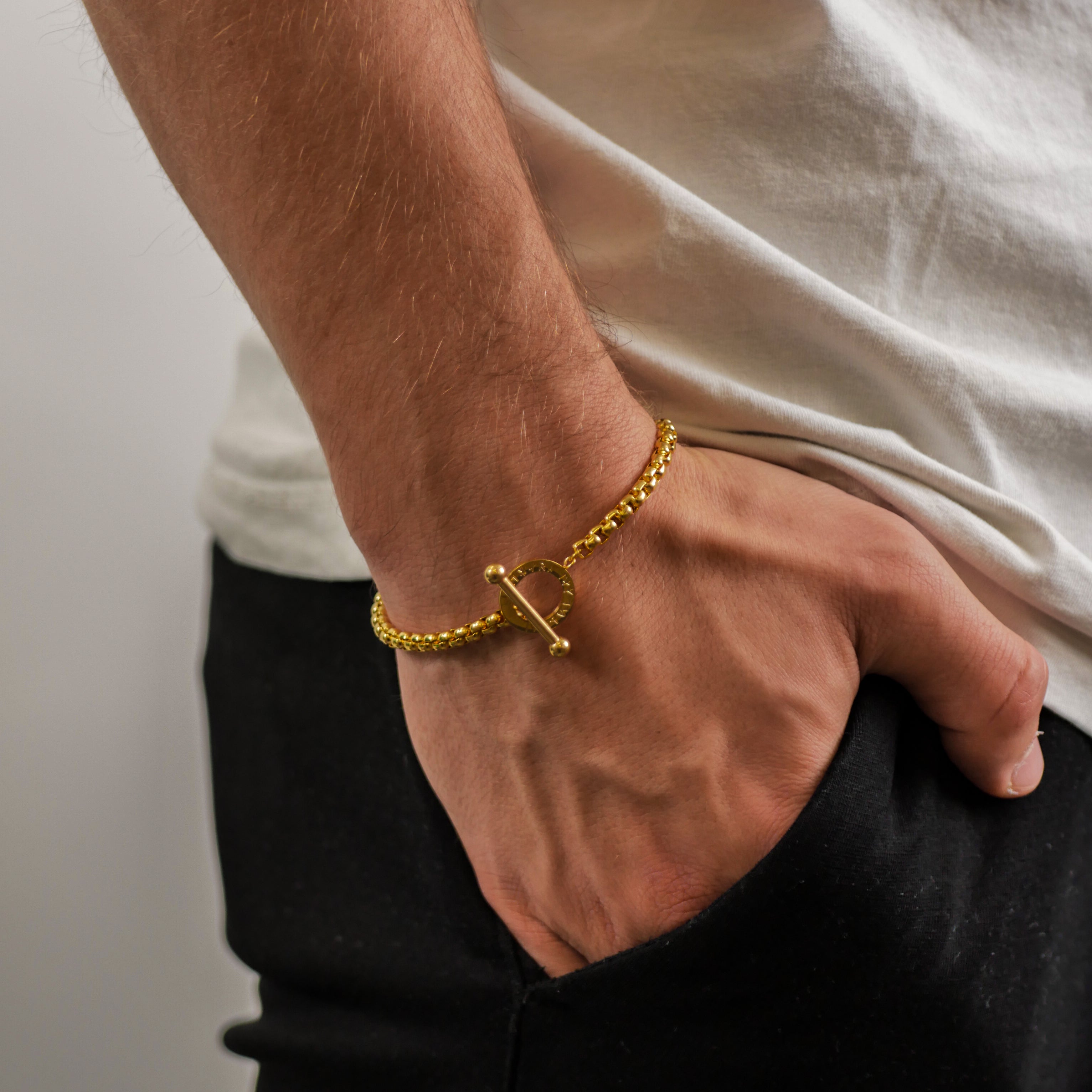 NL Ragnar bracelet - Gold-toned