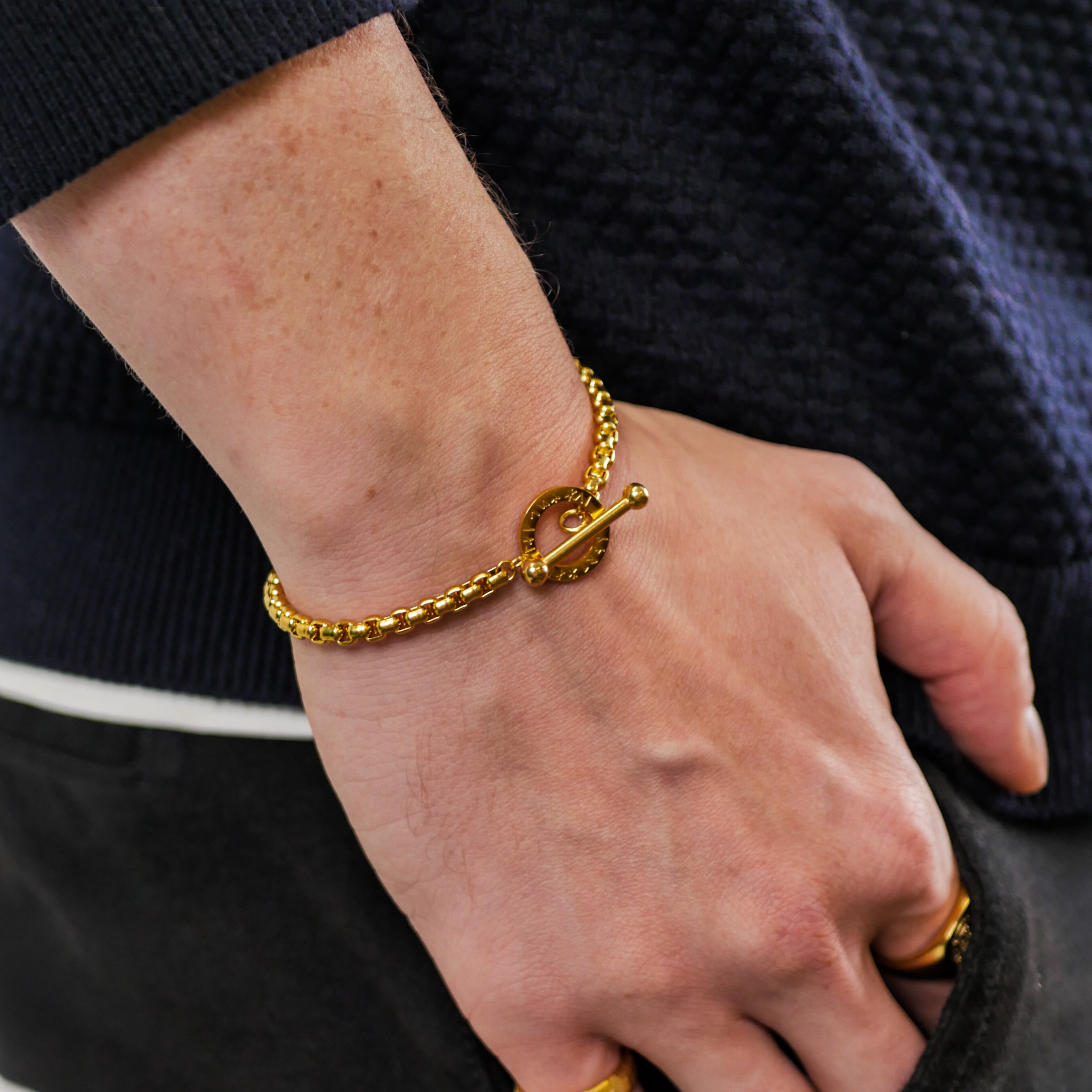 NL Ragnar bracelet - Gold-toned