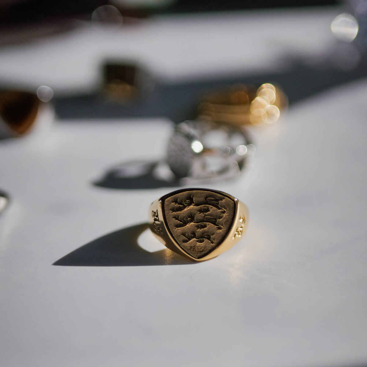 Panthera Polygon Signature - Gold-toned ring