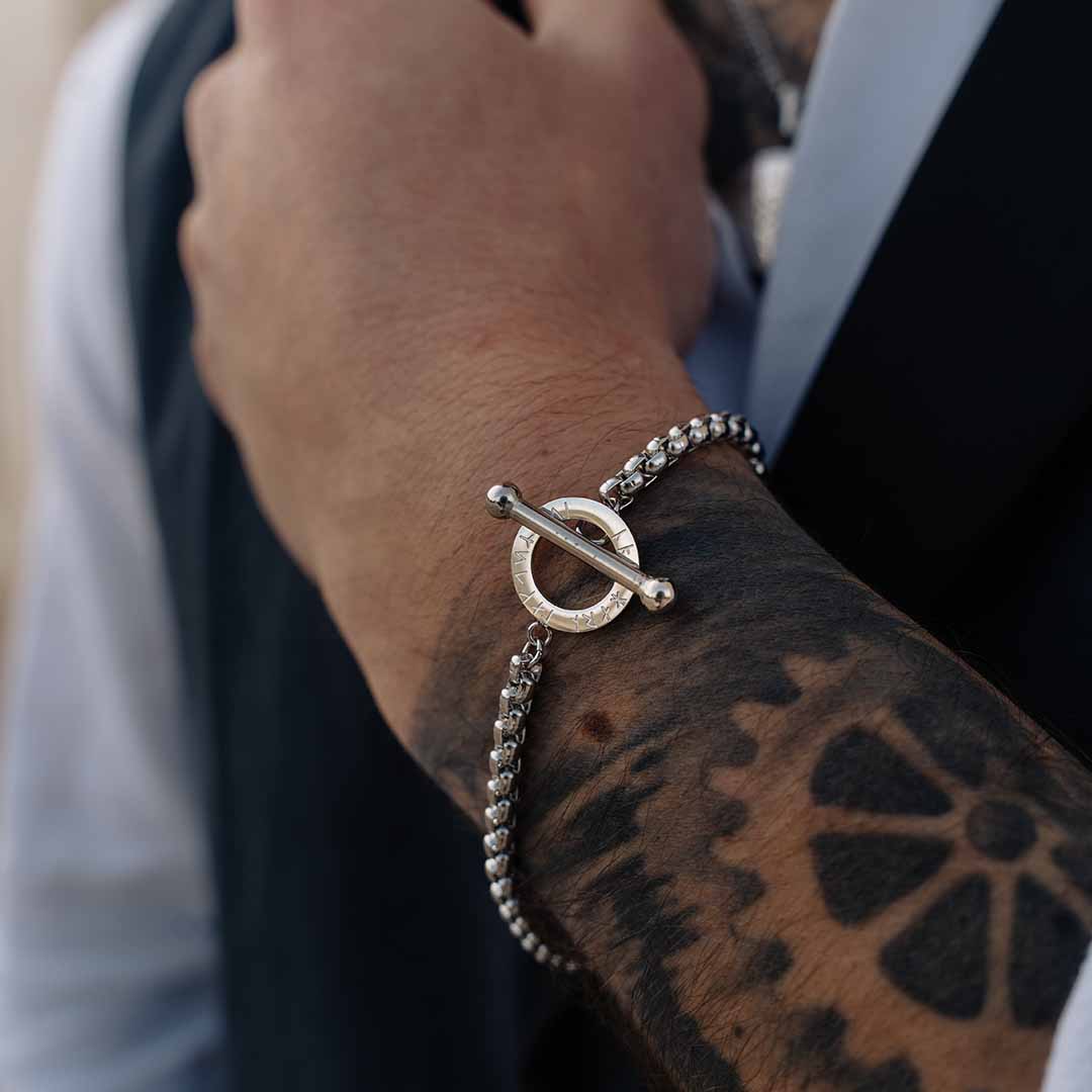 Ragnar bracelet - Silver-toned