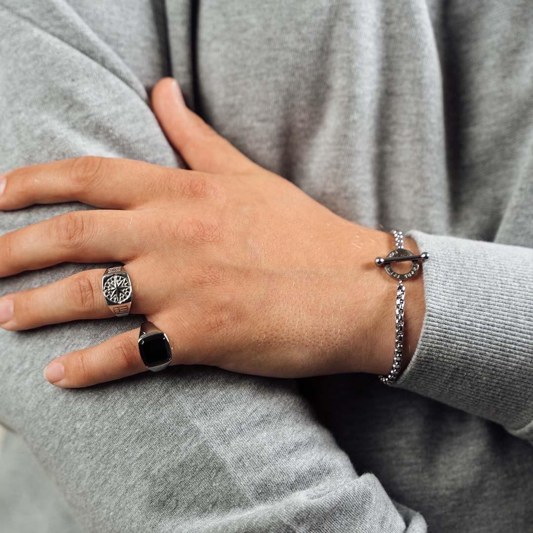 Ragnar bracelet - Silver-toned