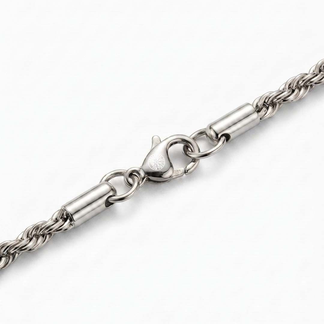 NL Rope bracelet - Silver-toned