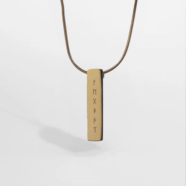 RUNESTONE PENDANT (GULD)
