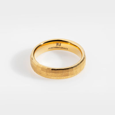 SIEMPRE CUSHION BAND RING (GOLD)