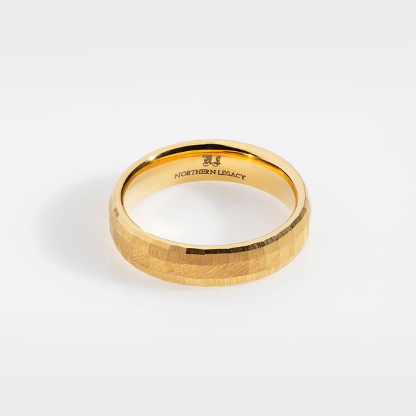 SIEMPRE CUSHION BAND RING (GOLD)