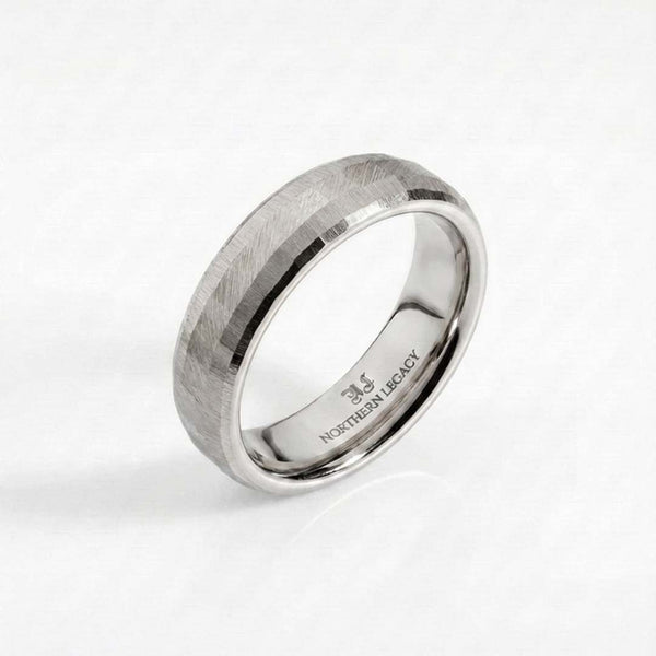 SIEMPRE CUSHION BAND RING (SILVER)