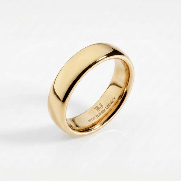 SIEMPRE BAND RING (GOLD)