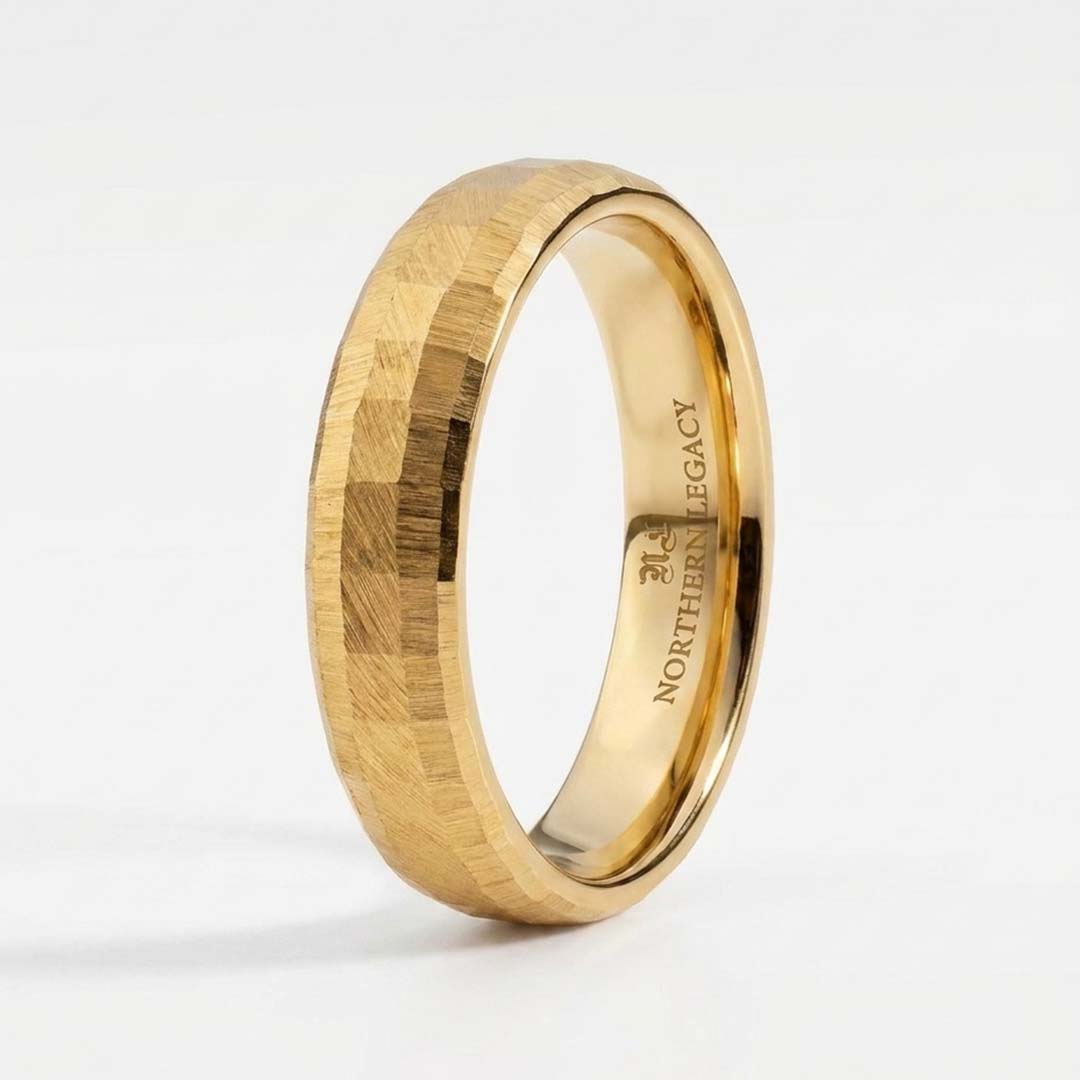 SIEMPRE CUSHION BAND RING (GOLD)