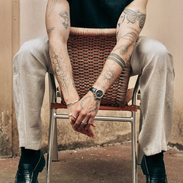HELIX BAND RING (SILVER)