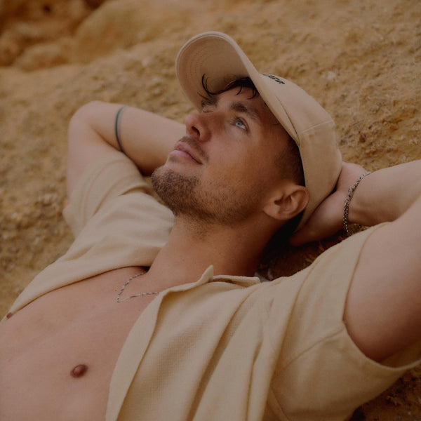 NL Raider Dad cap - Sand/black