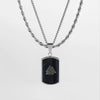 Valknut + Rope Bundle - Silver-toned