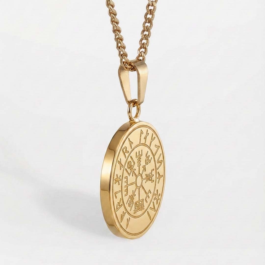 VEGVISIR PENDANT (GOLD)