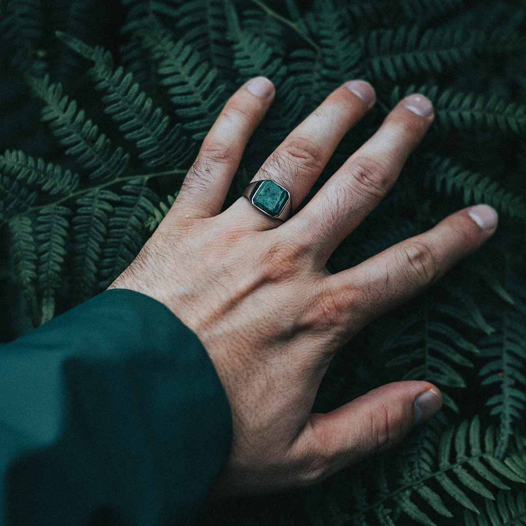 VERDE SIGNET RING (SILVER)