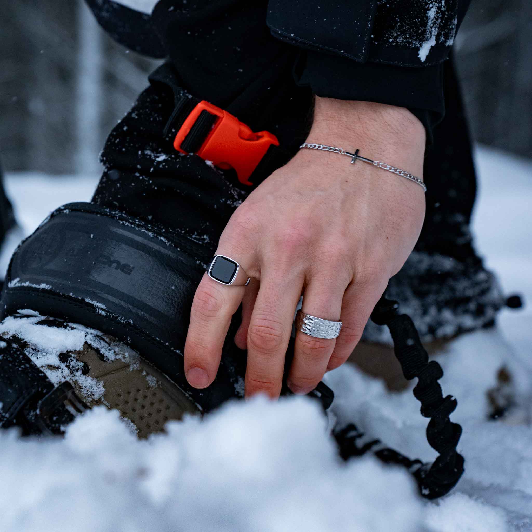 Black Onyx Signature - Silver-toned ring