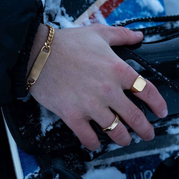 SEQUENCE TAG BRACELET (GOLD)