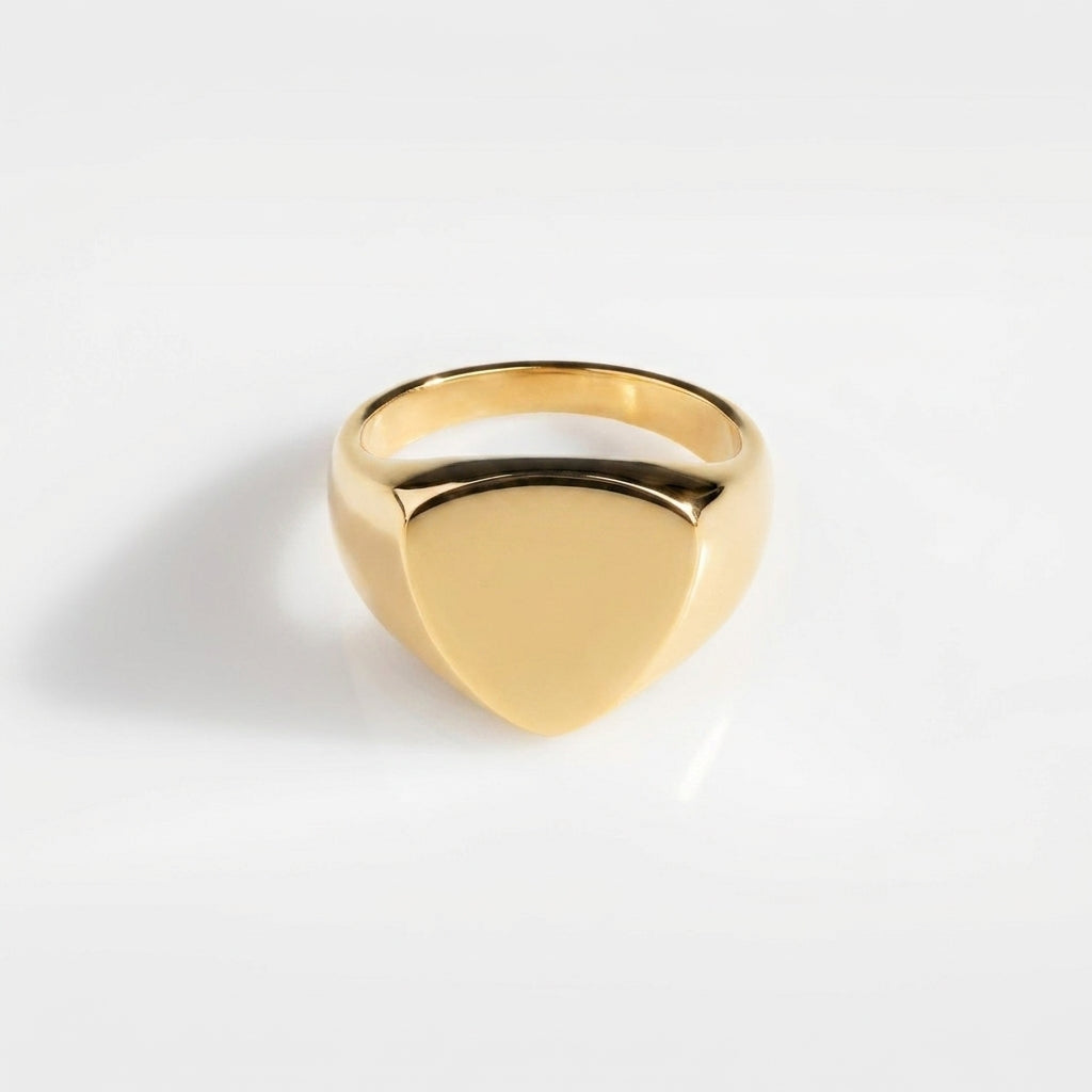 CLASSIC POLYGON SIGNATURE RING (GOLD)