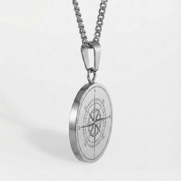 COMPASS PENDANT (SILVER)