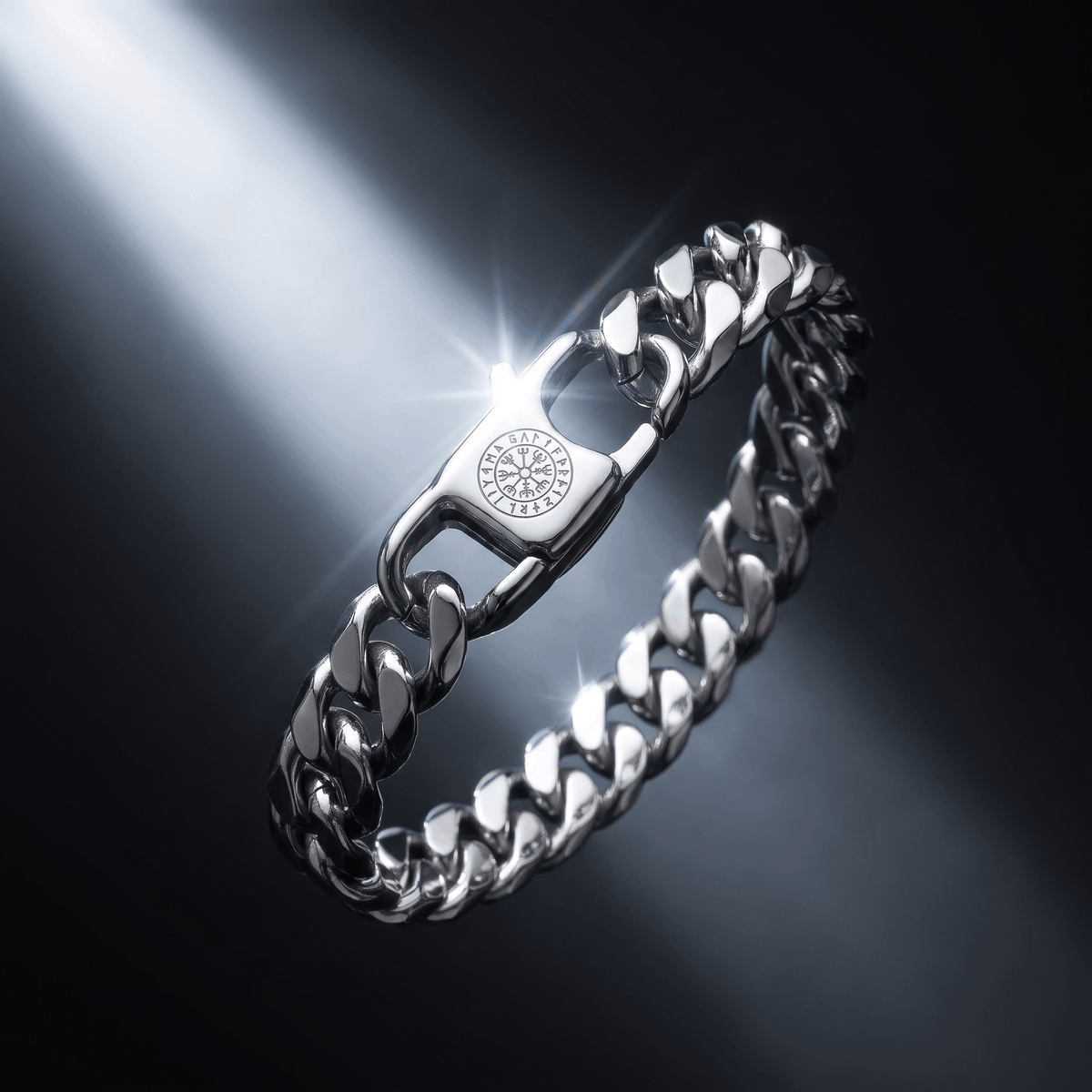 SEQUENCE OVERSIZE BRACELET (SILVER)