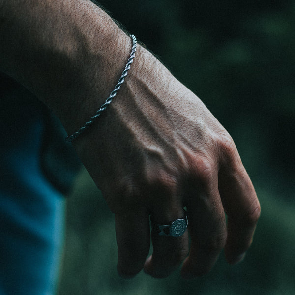 ROPE BRACELET (SILVER)