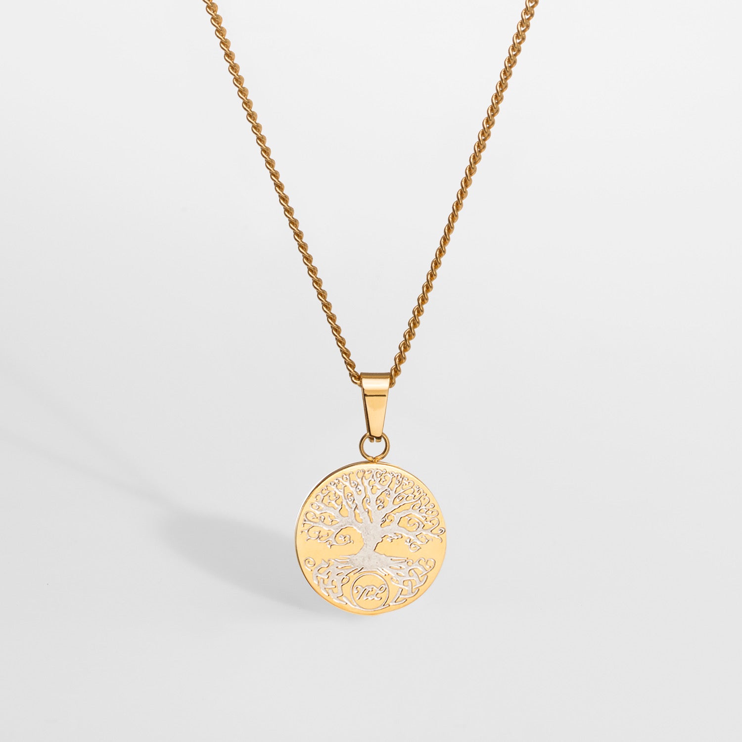 NL Yggdrasil pendant - Gold-toned