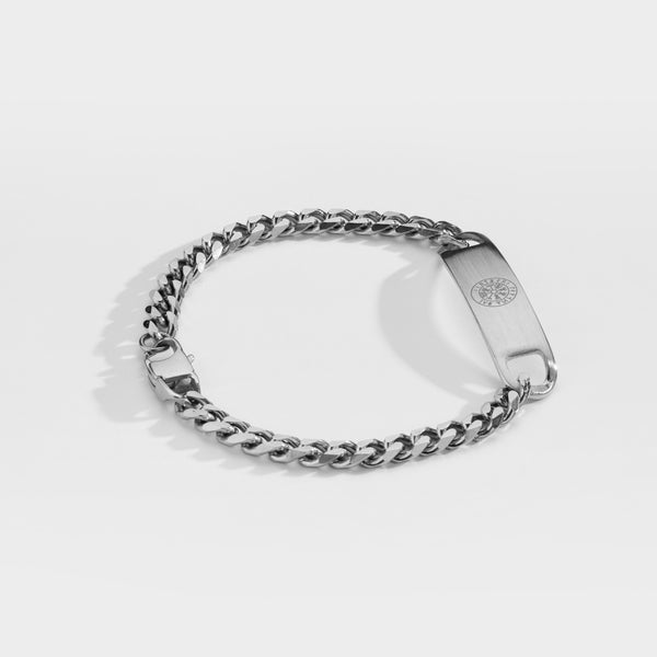 SEQUENCE TAG BRACELET (SILVER)