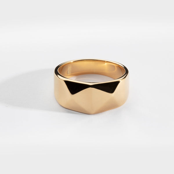 EDGE SIGNATURE RING (GOLD)