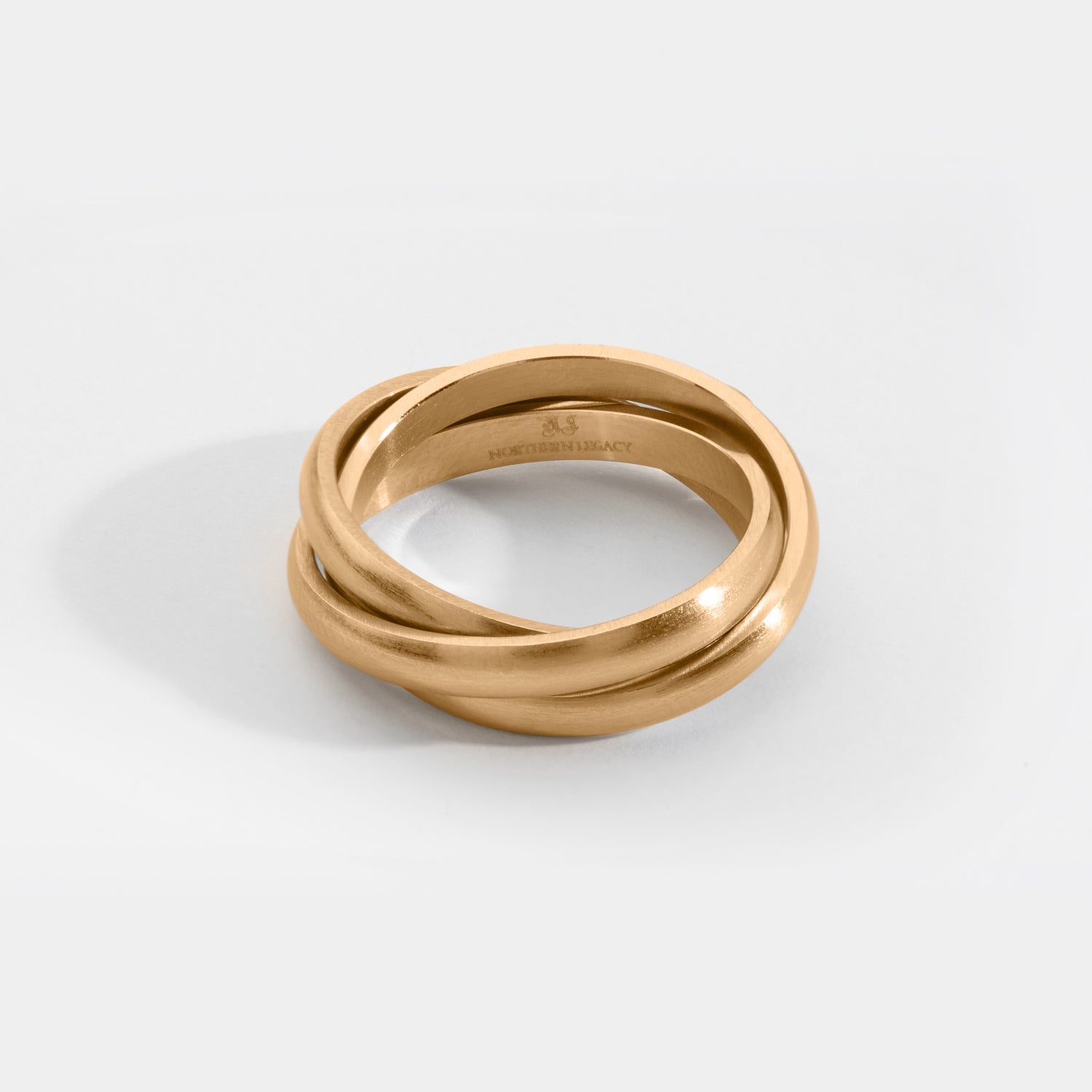 Helix band ring - Gold-toned