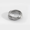 Helix band ring - Silver-toned ring