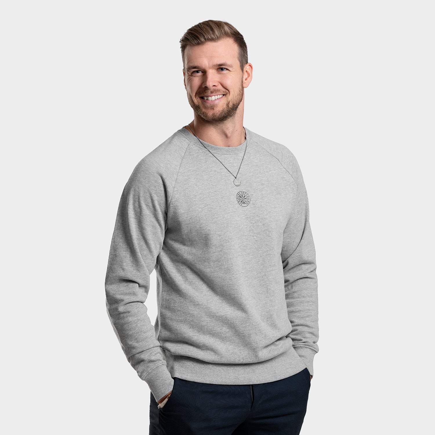 Vegvisir Sweatshirt - Grey