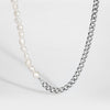 NL Kattegat Pearl pendant - Silver-toned