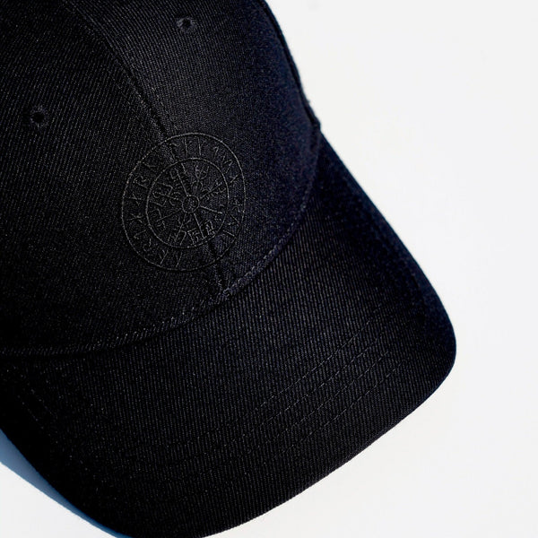 Vegvisir cap - Black/black