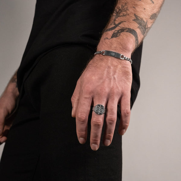 WEB OF WYRD SIGNATURE RING (SILVER)