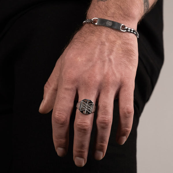 WEB OF WYRD SIGNATURE RING (SILVER)