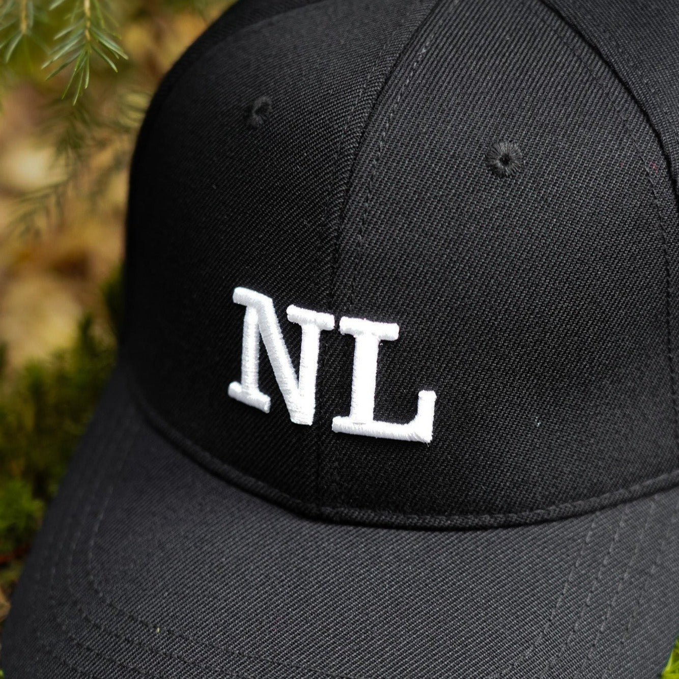 NL Dad cap - Black/white