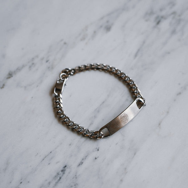 SEQUENCE TAG BRACELET (SILVER)