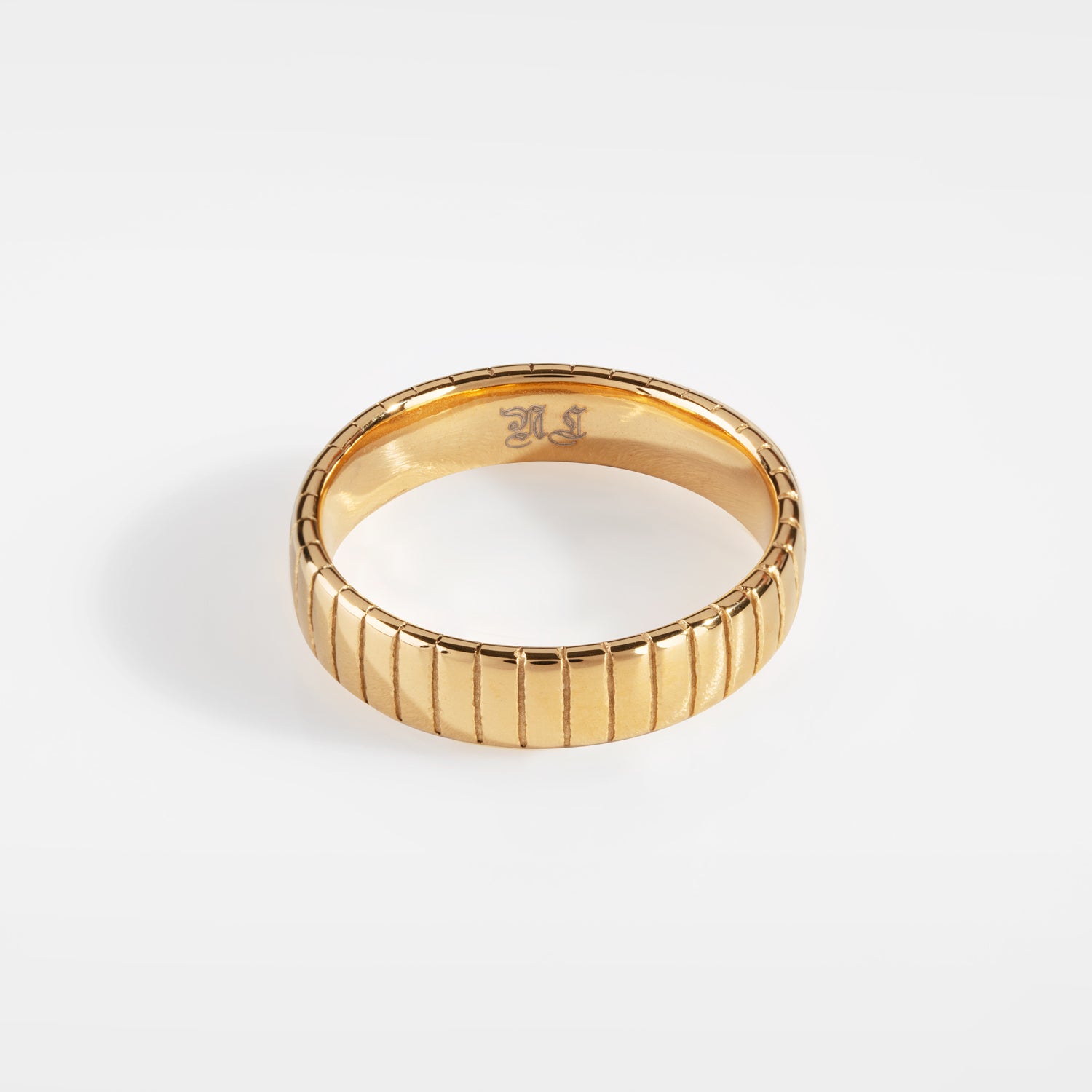 Siempre Cut band - Gold-toned ring