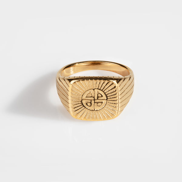 KNOT SIGNATURE RING (GOLD)