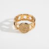 Vegvisir Chain Signature - Gold-toned ring