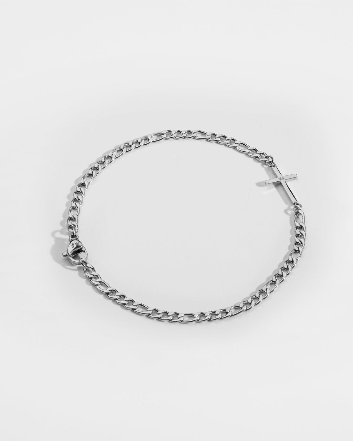 Antique Cross bracelet - Silver-toned