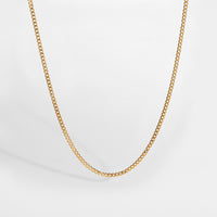 Minimal Sequence necklace - Gold-toned