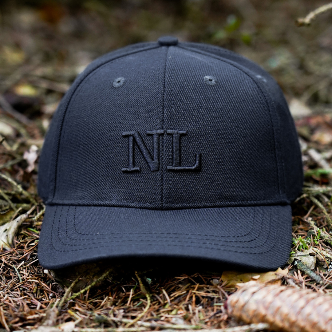 NL Dad cap - Black/black