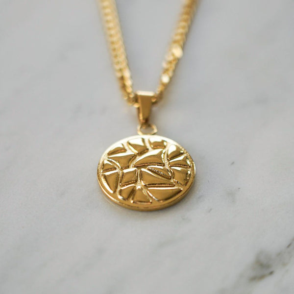 EARTHQUAKE PENDANT (GOLD)