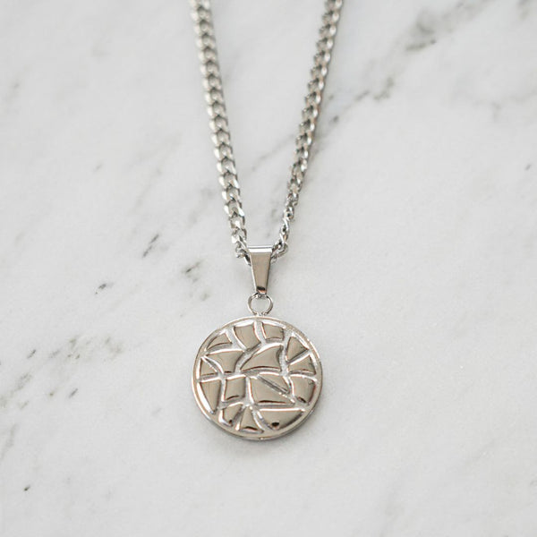 EARTHQUAKE PENDANT (SILVER)